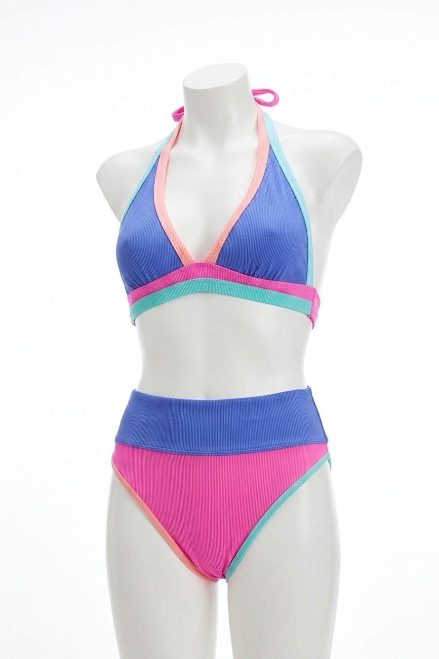 NEW BEACH RIOT emmy bikini bottoms in blue